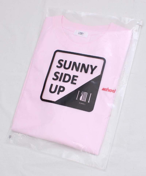 I am I in fact...(アイアムアイインファクト)の「【1枚入り】achoo! パックTシャツ(Tシャツ/カットソー・レディース・ピンク/グレー/ホワイト・FREE)」の1枚目の写真