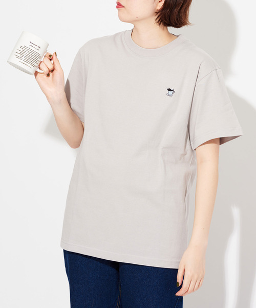 I am I in fact...(アイアムアイインファクト)の「【1枚入り】achoo! パックTシャツ(Tシャツ/カットソー・レディース・ピンク/グレー/ホワイト・FREE)」の8枚目の写真