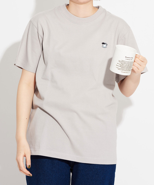 I am I in fact...(アイアムアイインファクト)の「【1枚入り】achoo! パックTシャツ(Tシャツ/カットソー・レディース・ピンク/グレー/ホワイト・FREE)」の12枚目の写真