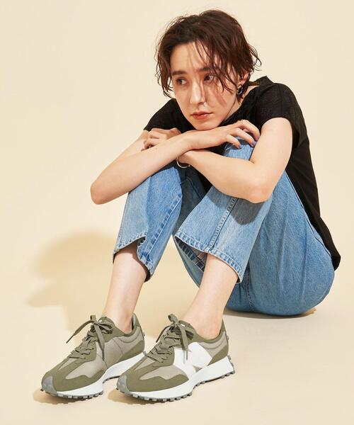 NEW BALANCE（ニューバランス）の「【別注】＜New Balance（ニューバランス）＞MS327 スニーカー ◆（スニーカー・レディース・オリーブ・23cm/22.5cm/23.5cm/24cm/24.5cm/25cm）」の6枚目の写真