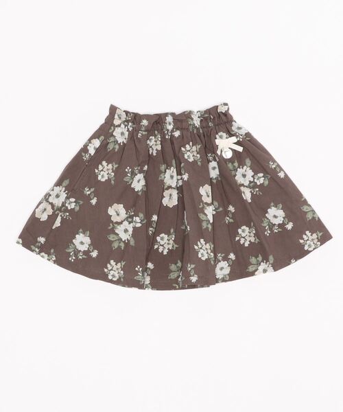 petit main（プティマイン）の「ベーシックスカート（スカート・キッズ・ネイビー/ピンク/オフホワイト/サックスブルー/モカ/キナリ/レッド・80ｃｍ/100cm/130cm/90cm/120cm/110cm）」の3枚目の写真