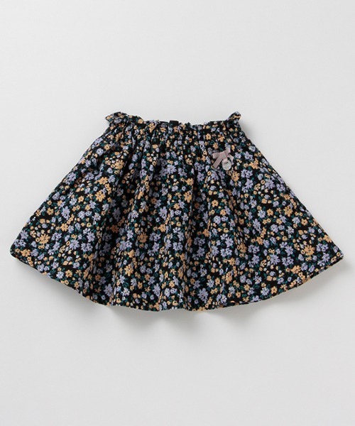 petit main（プティマイン）の「ベーシックスカート（スカート・キッズ・ネイビー/ピンク/オフホワイト/サックスブルー/モカ/キナリ/レッド・80ｃｍ/100cm/130cm/90cm/120cm/110cm）」の4枚目の写真