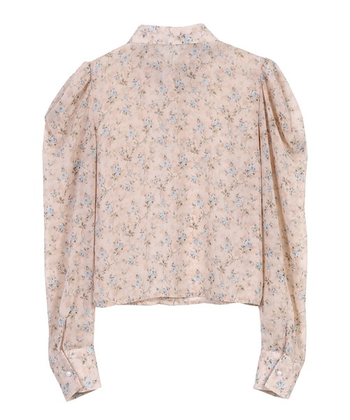 Figments（フィグメンツ）の「パールボタン花柄ブラウス（シャツ/ブラウス・レディース・ベージュ/ライトピンク・FREE）」の9枚目の写真