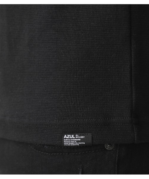 AZUL by moussy(アズールバイマウジー)の「TACK FRAISE TANK TOP/タックフレーズタンクトップ(タンクトップ・メンズ・ホワイト/ブラック・SMALL/MEDIUM/LARGE/X-LARGE)」の12枚目の写真