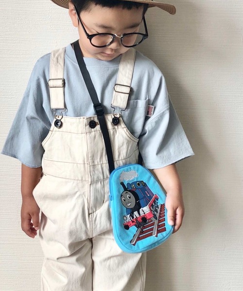 CIAOPANIC TYPY（チャオパニックティピー）の「【KIDS】【きかんしゃトーマス】コラボ ダイカットサコッシュ（ショルダーバッグ・キッズ・ベージュ/レッド/ブルー/グリーン・ONE SIZE）」の3枚目の写真