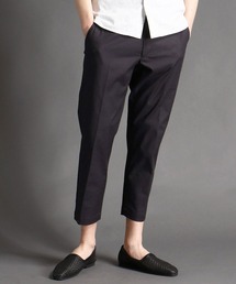 ミニヘリンボンストレッチテーパードパンツ