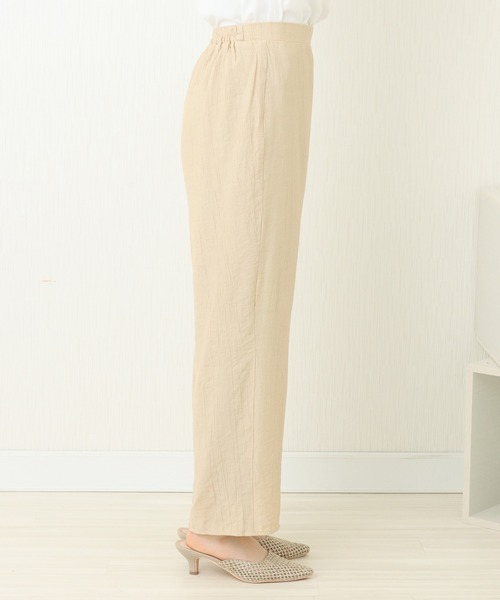 libelle more(リベル モア)の「楊柳ストレートパンツ(その他パンツ・レディース・アイボリー/ベージュ/ブラック/オリーブ/オレンジ・FREE)」の11枚目の写真