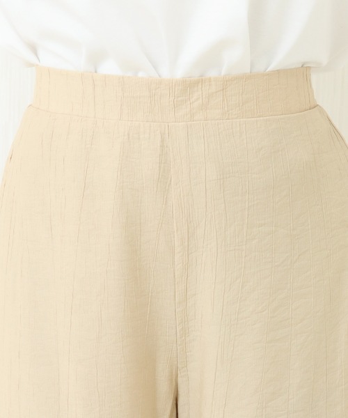 libelle more(リベル モア)の「楊柳ストレートパンツ(その他パンツ・レディース・アイボリー/ベージュ/ブラック/オリーブ/オレンジ・FREE)」の15枚目の写真