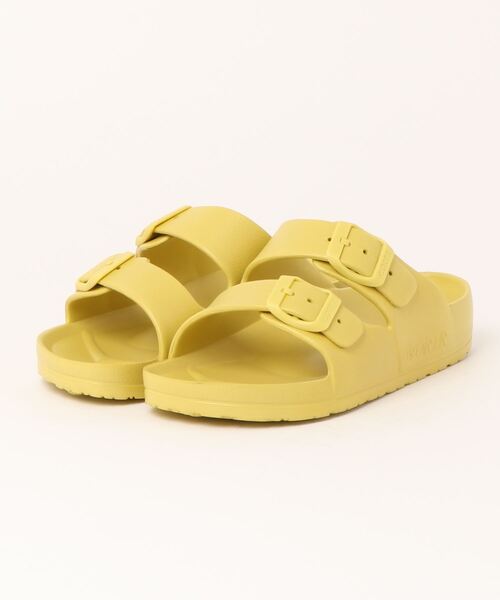 ORiental TRaffic(オリエンタルトラフィック)の「【ORTR】ダブルベルトシャワーサンダル(サンダル・レディース・ブラック/パープル/ホワイト/イエロー・23.0cm/26.0cm/24.0cm/25cm/21.0cm/22.0cm)」の4枚目の写真