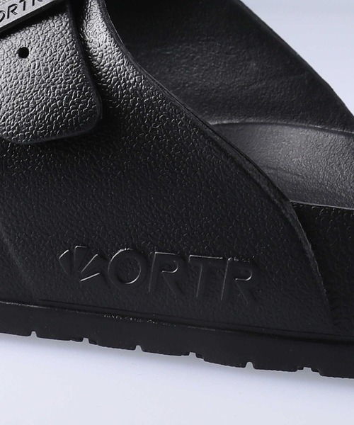 ORiental TRaffic(オリエンタルトラフィック)の「【ORTR】ダブルベルトシャワーサンダル(サンダル・レディース・ブラック/パープル/ホワイト/イエロー・23.0cm/26.0cm/24.0cm/25cm/21.0cm/22.0cm)」の11枚目の写真