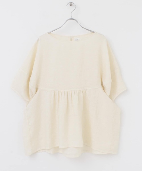 URBAN RESEARCH DOORS（アーバンリサーチドアーズ）の「リネンバルーンスリーブブラウス（シャツ/ブラウス・レディース・ブラウン/ピンク/ホワイト系その他・ONE）」の22枚目の写真