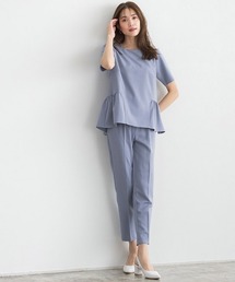 Pierrot | フレア切り替え半袖セットアップ(セットアップ)