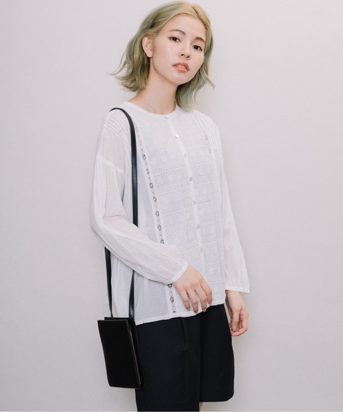 miniyu（ミニュウ）の「【NIMES】レースブラウス（シャツ/ブラウス・レディース・ホワイト/ベージュ・FREE）」の17枚目の写真