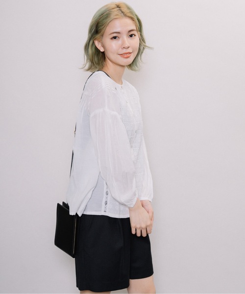 miniyu（ミニュウ）の「【NIMES】レースブラウス（シャツ/ブラウス・レディース・ホワイト/ベージュ・FREE）」の19枚目の写真