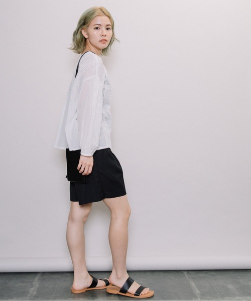 miniyu（ミニュウ）の「【NIMES】レースブラウス（シャツ/ブラウス・レディース・ホワイト/ベージュ・FREE）」の4枚目の写真