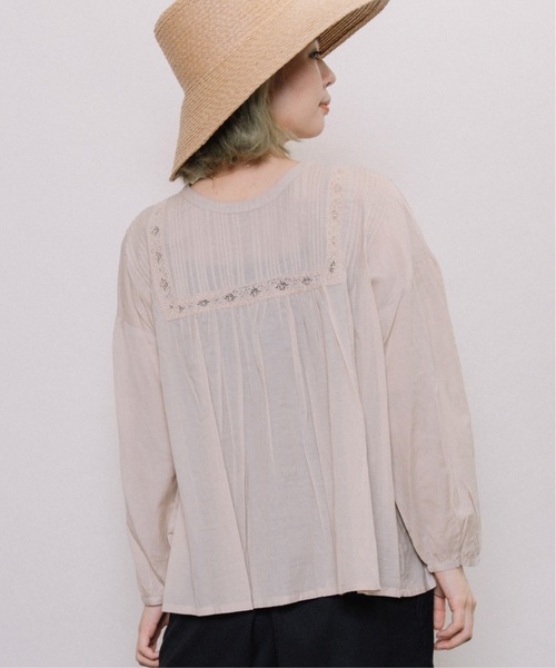 miniyu（ミニュウ）の「【NIMES】レースブラウス（シャツ/ブラウス・レディース・ホワイト/ベージュ・FREE）」の15枚目の写真