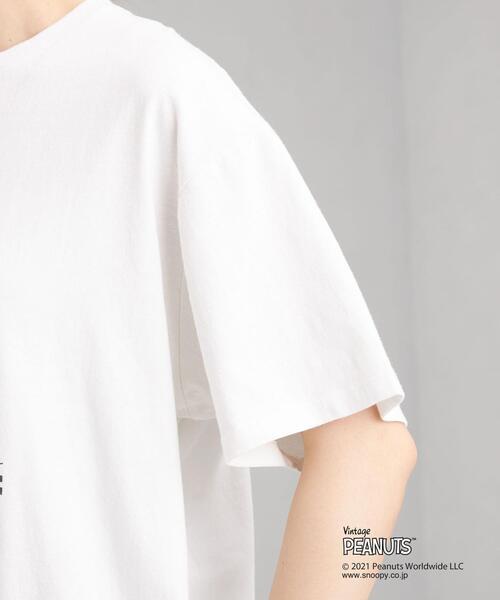 green label relaxing（グリーンレーベルリラクシング）の「【別注】＜PEANUTS × green label relaxing ＞ショートスリーブ Tシャツ（Tシャツ/カットソー・レディース・ブラック/ベージュ/オフホワイト・FREE）」の8枚目の写真