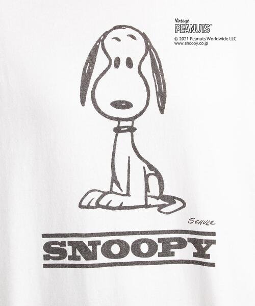 green label relaxing（グリーンレーベルリラクシング）の「【別注】＜PEANUTS × green label relaxing ＞ショートスリーブ Tシャツ（Tシャツ/カットソー・レディース・ブラック/ベージュ/オフホワイト・FREE）」の11枚目の写真