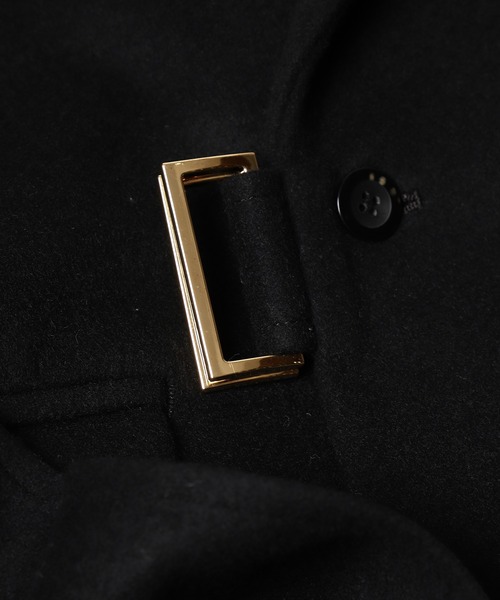 CULLNI(クルニ)の「21-AW-038 タイロッケンダブルコート(チェスターコート・メンズ・グリーン/ブラック/グレイッシュベージュ/ブルー・1/0/2)」の10枚目の写真