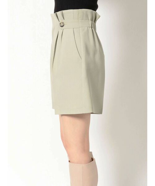 MERCURYDUO（マーキュリーデュオ）の「ウエストタックツイルショートパンツ（その他パンツ・レディース・ベージュ/ミント・FREE）」の7枚目の写真