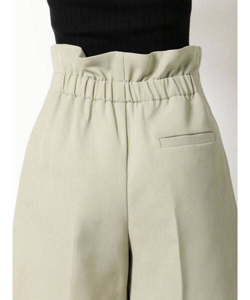 MERCURYDUO（マーキュリーデュオ）の「ウエストタックツイルショートパンツ（その他パンツ・レディース・ベージュ/ミント・FREE）」の3枚目の写真