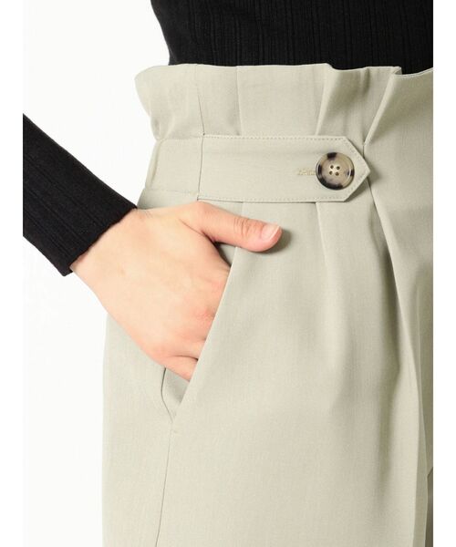 MERCURYDUO（マーキュリーデュオ）の「ウエストタックツイルショートパンツ（その他パンツ・レディース・ベージュ/ミント・FREE）」の16枚目の写真