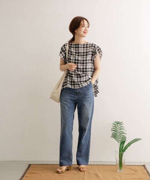 URBAN RESEARCH DOORS（アーバンリサーチドアーズ）の「チェック柄バックタックブラウス（シャツ/ブラウス・レディース・その他1/その他2・ONE）」の15枚目の写真