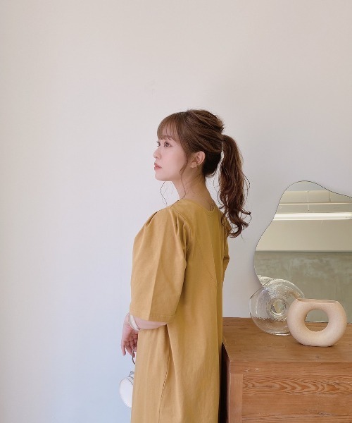 VANNIE U（ヴァニーユー）の「2WAYホックスリーブワンピース（ワンピース・レディース・ホワイト/イエロー・FREE）」の17枚目の写真
