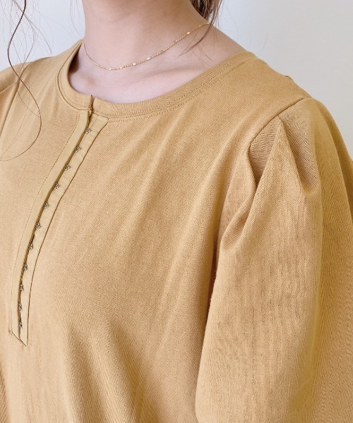 VANNIE U（ヴァニーユー）の「2WAYホックスリーブワンピース（ワンピース・レディース・ホワイト/イエロー・FREE）」の9枚目の写真