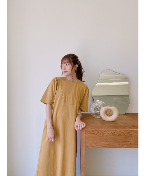 VANNIE U（ヴァニーユー）の「2WAYホックスリーブワンピース（ワンピース・レディース・ホワイト/イエロー・FREE）」の8枚目の写真