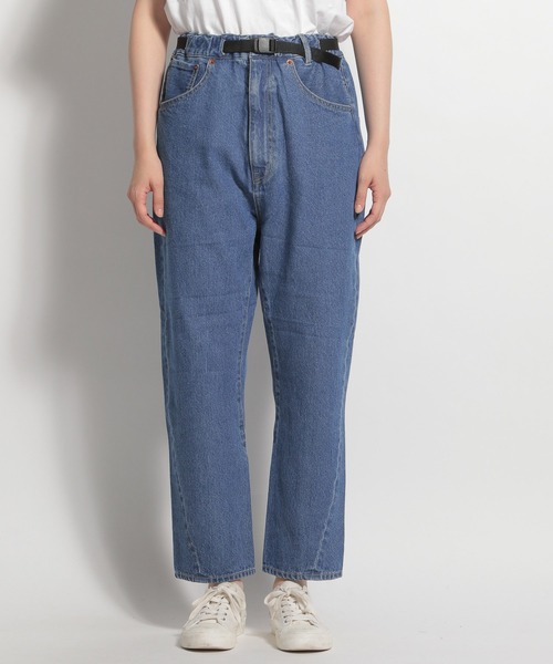 niko and...（ニコアンド）の「[niko and ...JEANS 2021AW]3Dテーパードイージーデニムパンツ（デニムパンツ・レディース・アイボリー/ダークグレー/ブルー・MEDIUM/LARGE）」の7枚目の写真