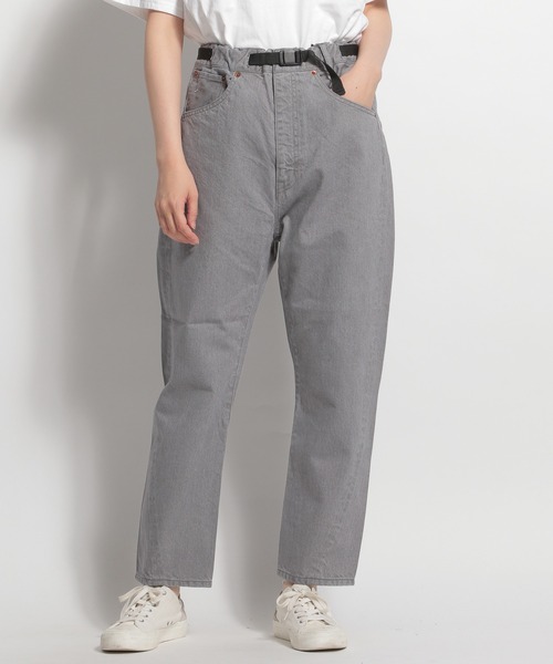 niko and...（ニコアンド）の「[niko and ...JEANS 2021AW]3Dテーパードイージーデニムパンツ（デニムパンツ・レディース・アイボリー/ダークグレー/ブルー・MEDIUM/LARGE）」の21枚目の写真