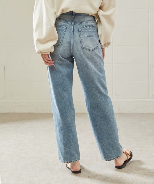 YANUK（ヤヌーク）の「【YANUK/ヤヌーク】LEA サックスカラーパンツ