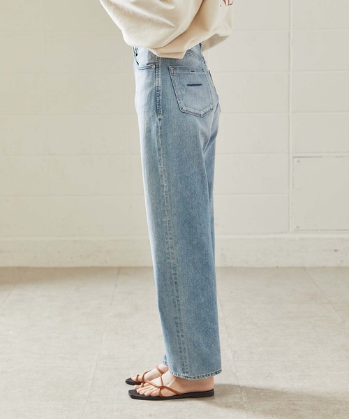 YANUK(ヤヌーク)の「【YANUK/ヤヌーク】LEA サックスカラーパンツ(デニムパンツ・レディース・サックスブルー・SMALL/MEDIUM)」の8枚目の写真