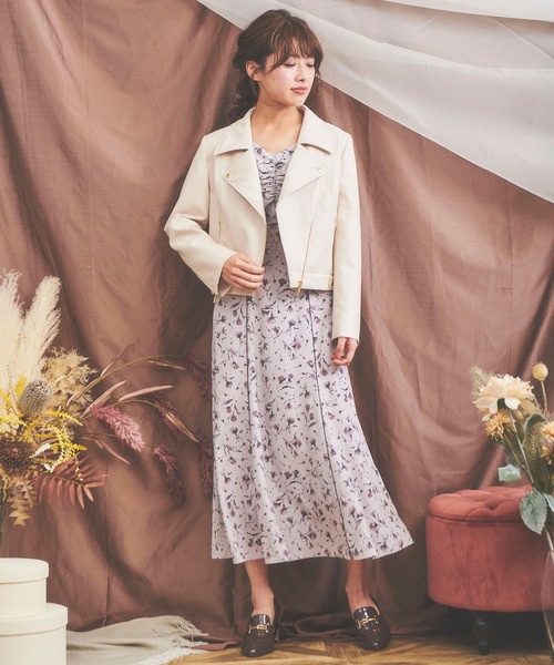 NOELA（ノエラ）の「ライダースジャケット（ライダースジャケット・レディース・ベージュ/ブラック/オフホワイト・FREE）」の16枚目の写真