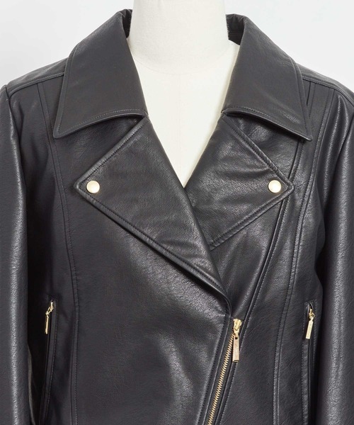 NOELA（ノエラ）の「ライダースジャケット（ライダースジャケット・レディース・ベージュ/ブラック/オフホワイト・FREE）」の17枚目の写真