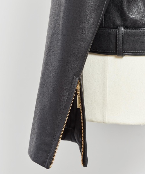 NOELA（ノエラ）の「ライダースジャケット（ライダースジャケット・レディース・ベージュ/ブラック/オフホワイト・FREE）」の18枚目の写真