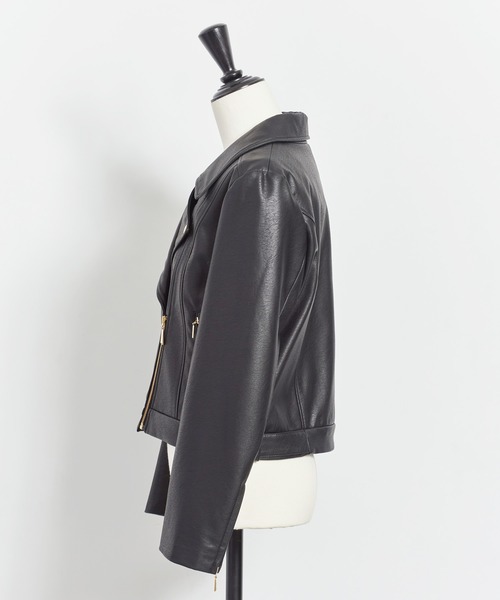 NOELA（ノエラ）の「ライダースジャケット（ライダースジャケット・レディース・ベージュ/ブラック/オフホワイト・FREE）」の19枚目の写真