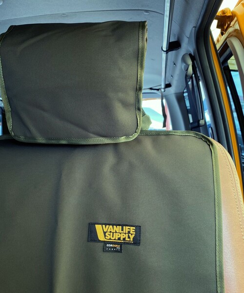 FREAK'S STORE（フリークスストア）の「VANLIFE SUPPLY BY FREAK'S STORE/ヴァンライフサプライバイフリークスストア コーデュラ リアシートカバー（アウトドアグッズ・メンズ・ベージュ/ネイビー/オリーブ/ブラック・ONE SIZE）」の7枚目の写真