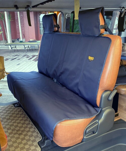 FREAK'S STORE（フリークスストア）の「VANLIFE SUPPLY BY FREAK'S STORE/ヴァンライフサプライバイフリークスストア コーデュラ リアシートカバー（アウトドアグッズ・メンズ・ベージュ/ネイビー/オリーブ/ブラック・ONE SIZE）」の8枚目の写真