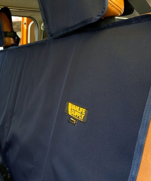 FREAK'S STORE（フリークスストア）の「VANLIFE SUPPLY BY FREAK'S STORE/ヴァンライフサプライバイフリークスストア コーデュラ リアシートカバー（アウトドアグッズ・メンズ・ベージュ/ネイビー/オリーブ/ブラック・ONE SIZE）」の10枚目の写真