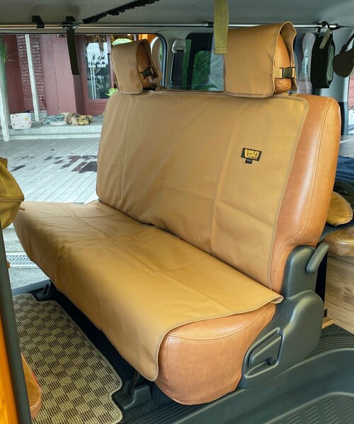 FREAK'S STORE（フリークスストア）の「VANLIFE SUPPLY BY FREAK'S STORE/ヴァンライフサプライバイフリークスストア コーデュラ リアシートカバー（アウトドアグッズ・メンズ・ベージュ/ネイビー/オリーブ/ブラック・ONE SIZE）」の13枚目の写真