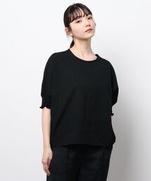 Samansa Mos2 | 袖口シャーリング後ろりぼんブラウス(シャツ/ブラウス)
