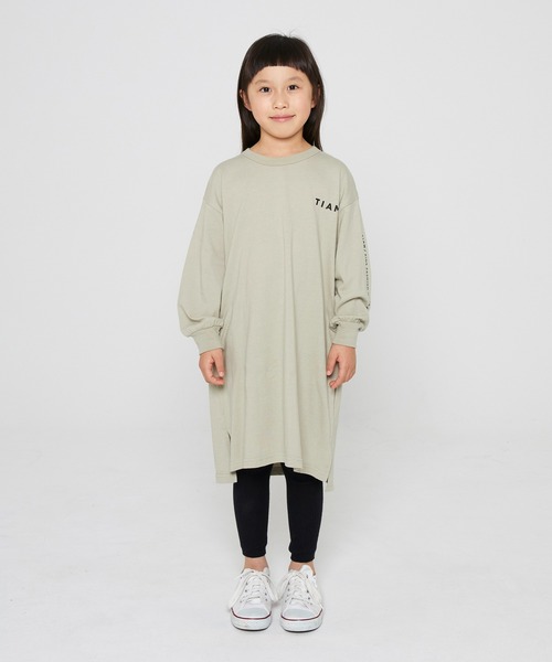 GENERATOR（ジェネレーター）の「GENERATOR　GN×TIAMワンピース（ワンピース・キッズ・アッシュグレー/ブラック/ベージュ系その他・XL/L/M/S）」の3枚目の写真