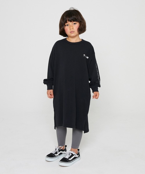 GENERATOR（ジェネレーター）の「GENERATOR　GN×TIAMワンピース（ワンピース・キッズ・アッシュグレー/ブラック/ベージュ系その他・XL/L/M/S）」の2枚目の写真