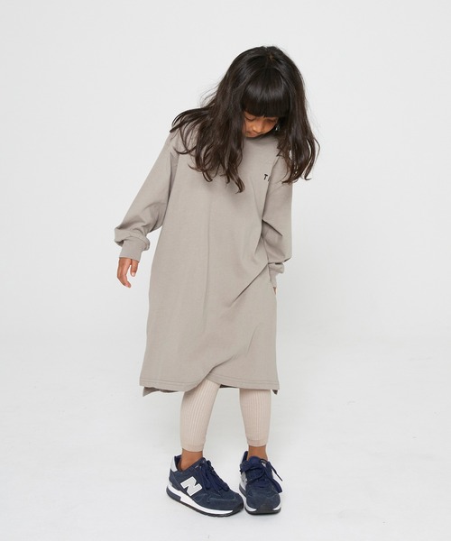 GENERATOR（ジェネレーター）の「GENERATOR　GN×TIAMワンピース（ワンピース・キッズ・アッシュグレー/ブラック/ベージュ系その他・XL/L/M/S）」の4枚目の写真