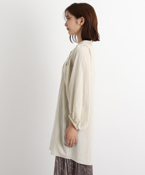 grove（グローブ）の「◆【S-LL】ウィングスリーブストライプシャツ（シャツ/ブラウス・レディース・アイボリー系2/ブラック/ライトパープル/ナチュラル・01/02/04/03）」の15枚目の写真