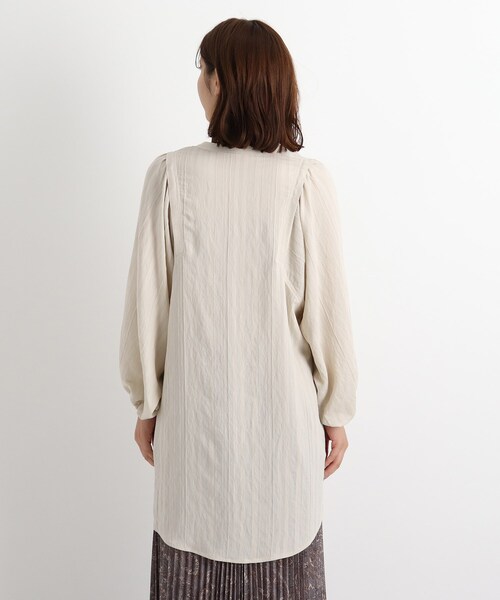 grove（グローブ）の「◆【S-LL】ウィングスリーブストライプシャツ（シャツ/ブラウス・レディース・アイボリー系2/ブラック/ライトパープル/ナチュラル・01/02/04/03）」の5枚目の写真