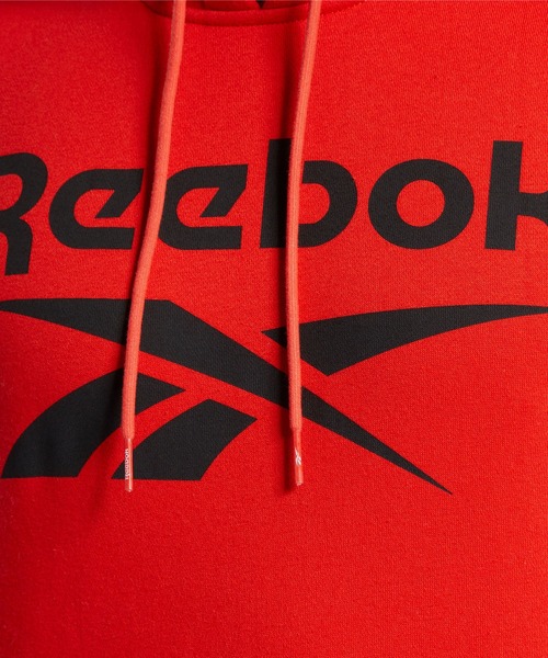 Reebok(リーボック)の「トレーニング エッセンシャルズ ビッグ ロゴ フーディー / Training Essentials Big Logo Hoodie(パーカー・メンズ・ブラック/レッド/ヘザーグレー/アーミー/ブラック×ブルー・SMALL/MEDIUM/LARGE/X-LARGE/XX-LARGE/X-SMALL/XXX-LARGE)」の20枚目の写真