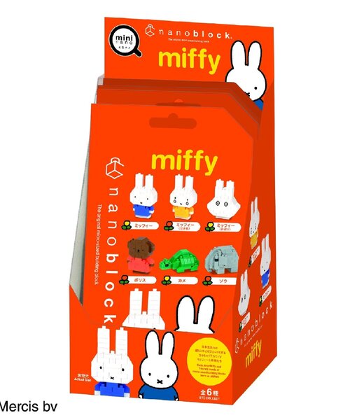 nano block（ナノブロック）の「ミニナノ ミッフィー （ｺﾝﾌﾟﾘｰﾄｾｯﾄ